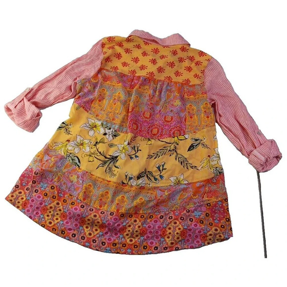 Soft Surroundings Boho Floral Striped Paisly Hippie Lightweight Long Sleeve... - Picture 3 of 10